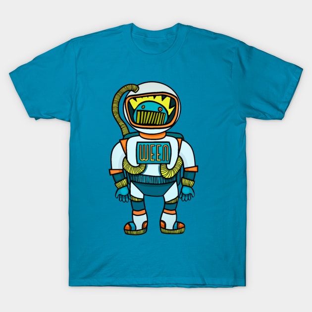 Ween Space Man Astronaut Boogn T-Shirt by brooklynmpls